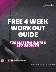 4 week discount glute workout plan